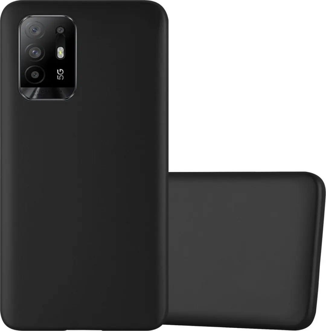 Cadorabo Hoesje geschikt voor Oppo A94 5G in METALLIC ZWART