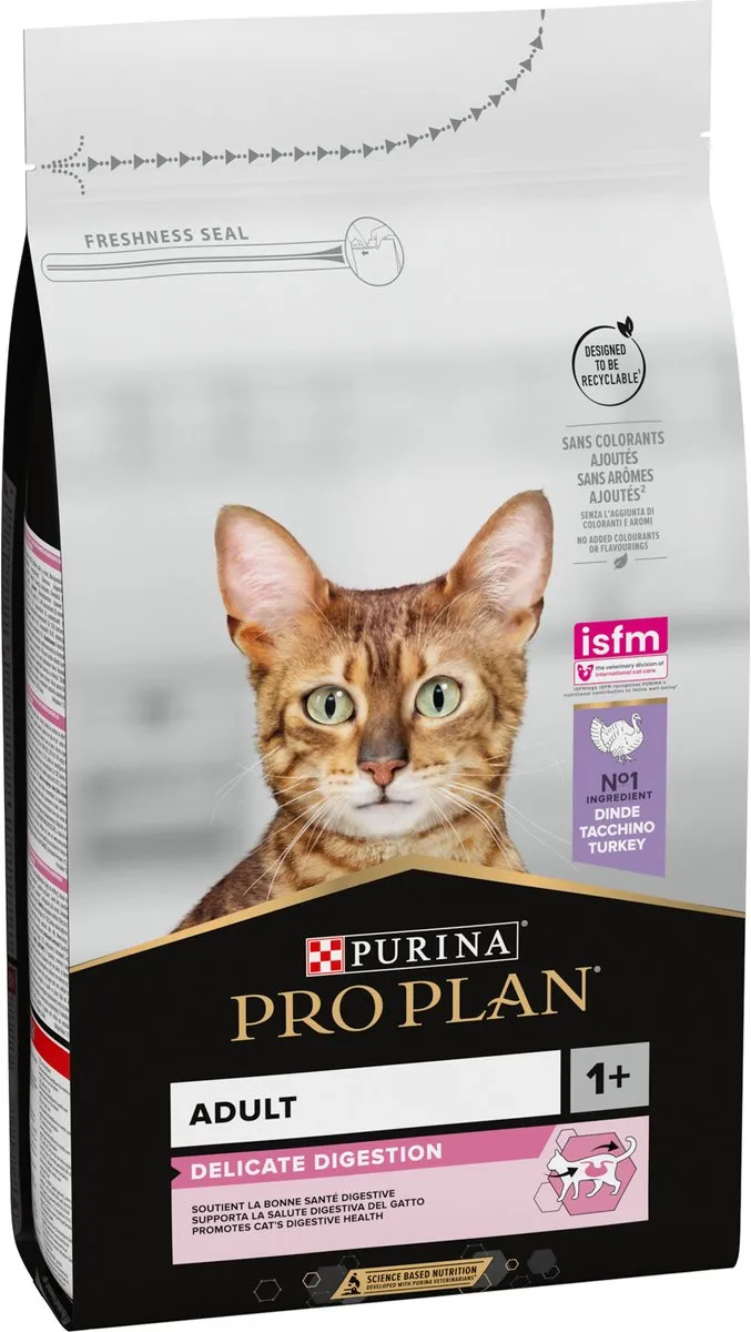 Pro Plan Cat Adult Delicate Kalkoen & Rijst - 2x10kg