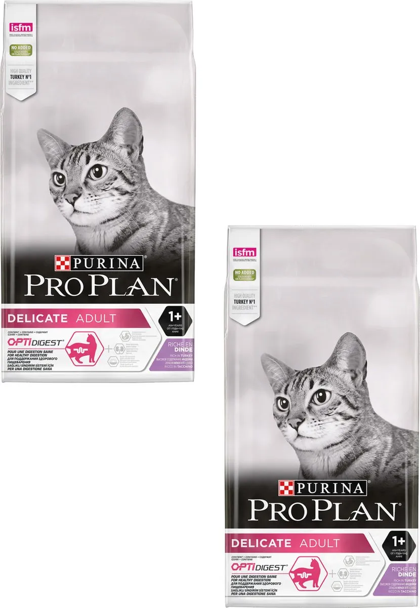 Pro Plan Cat Adult Delicate Kalkoen & Rijst