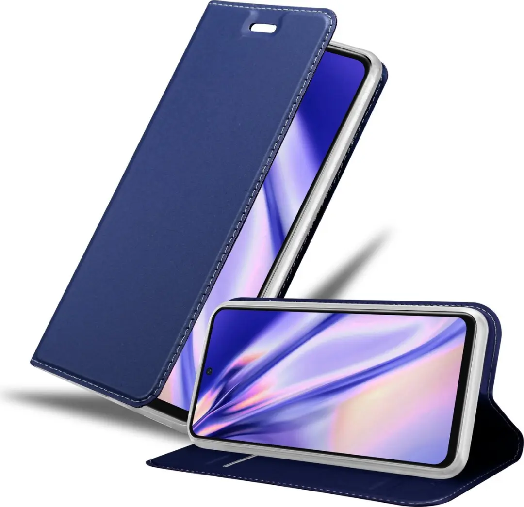 Cadorabo Hoesje geschikt voor Xiaomi POCO M4 PRO 5G in CLASSY DONKER BLAUW