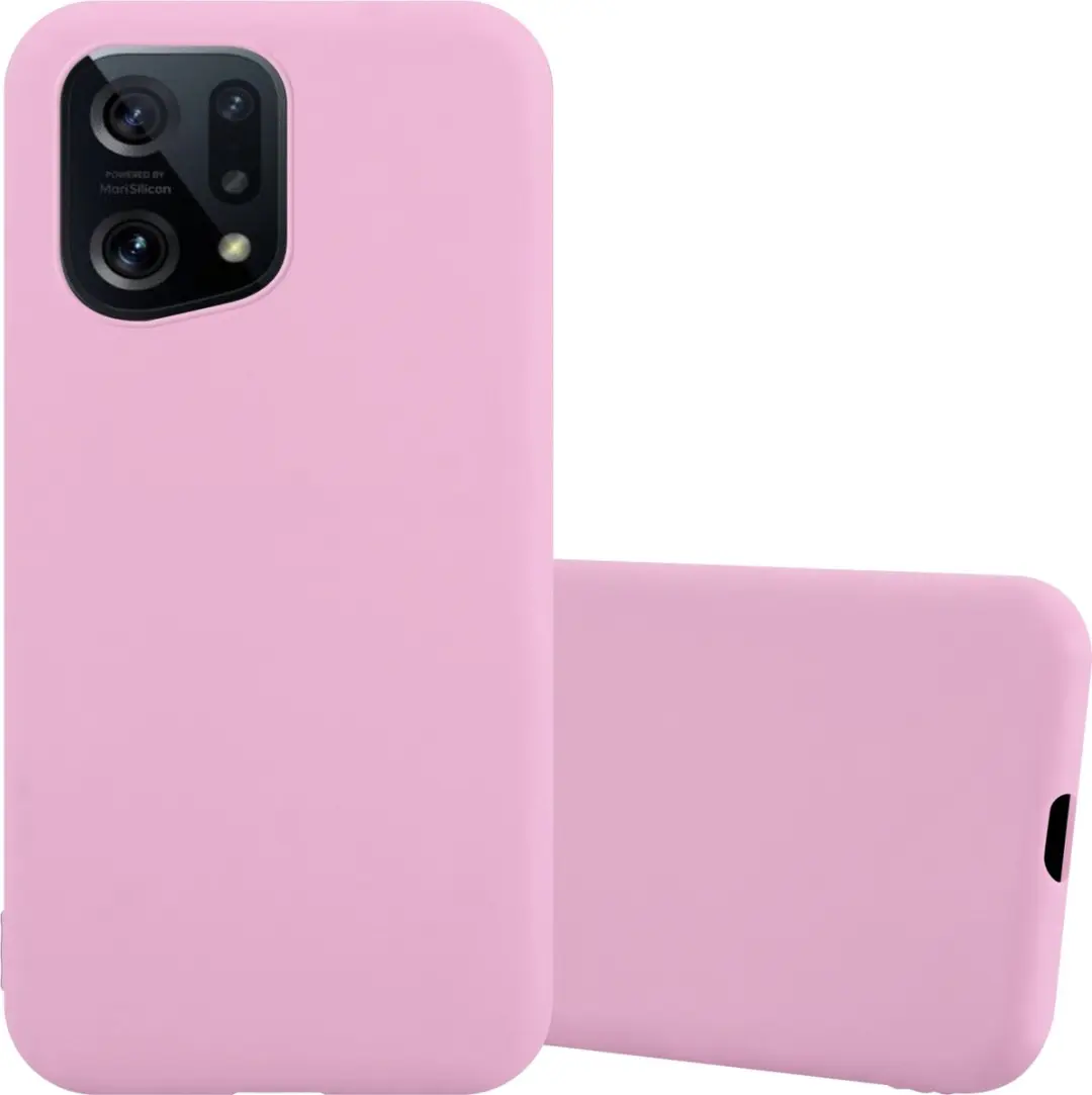 Cadorabo Hoesje geschikt voor Oppo FIND X5 in CANDY ROZE