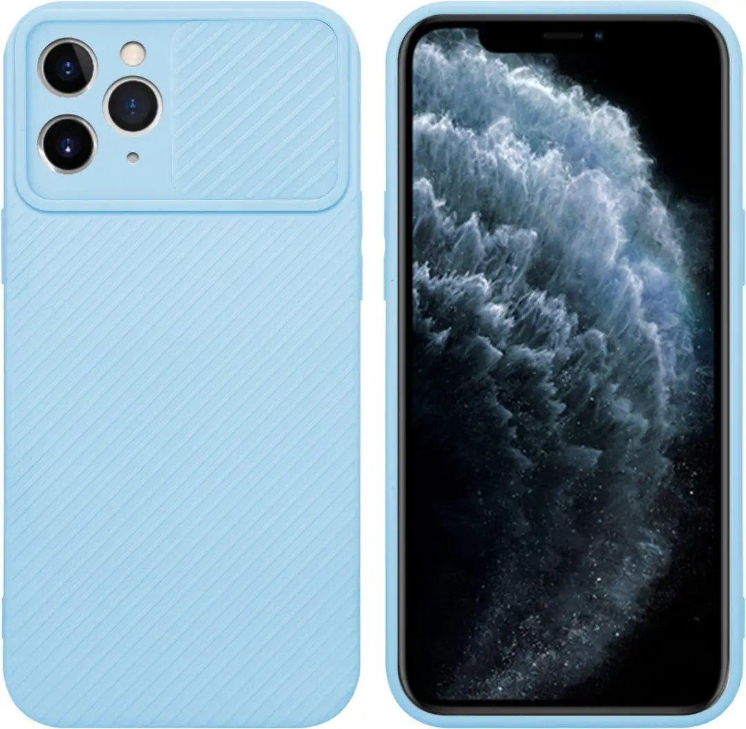 Cadorabo Hoesje geschikt voor Apple iPhone 11 PRO in Bonbon Licht Blauw