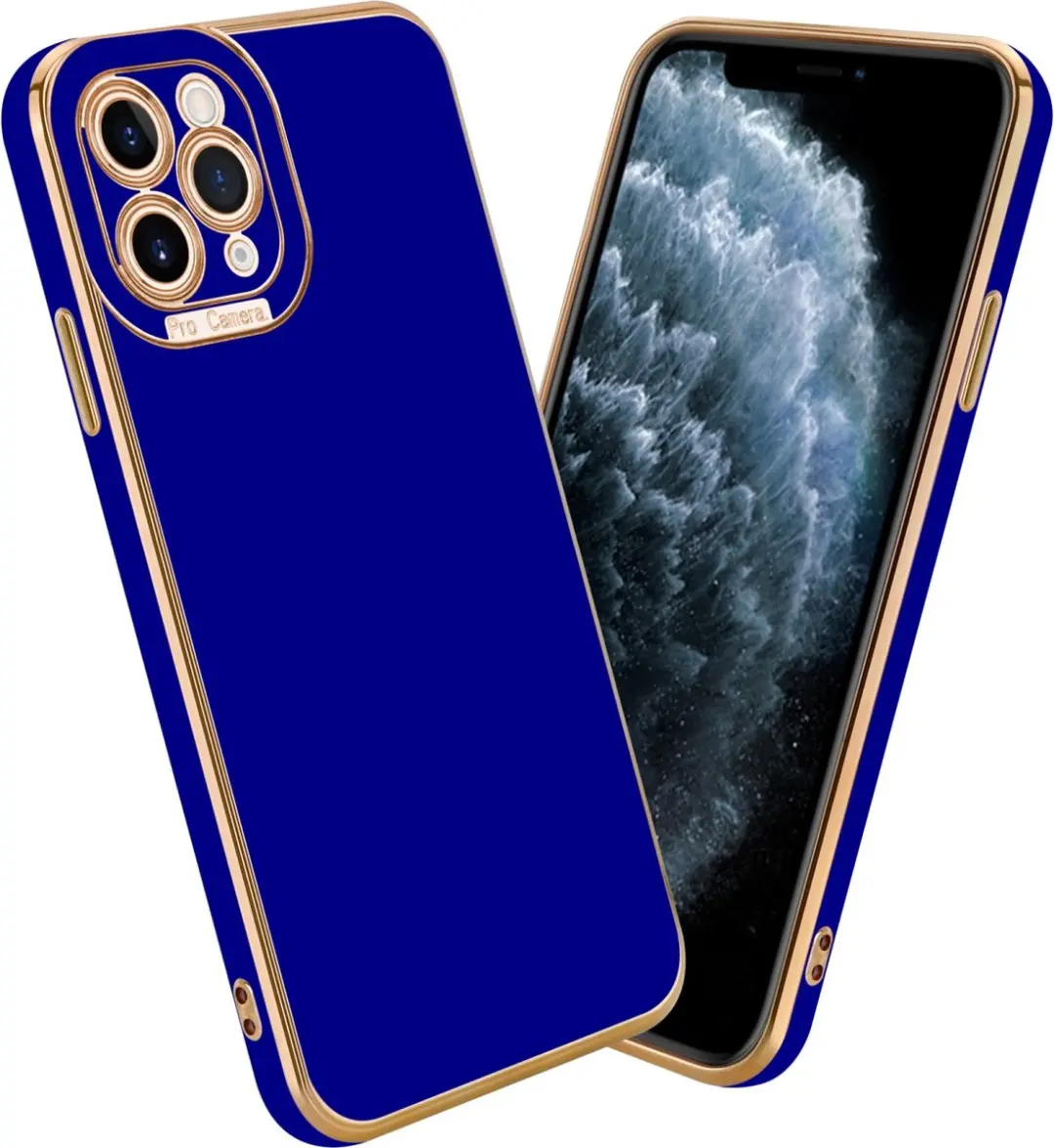 Cadorabo Hoesje geschikt voor Apple iPhone 11 PRO in Glossy Blauw