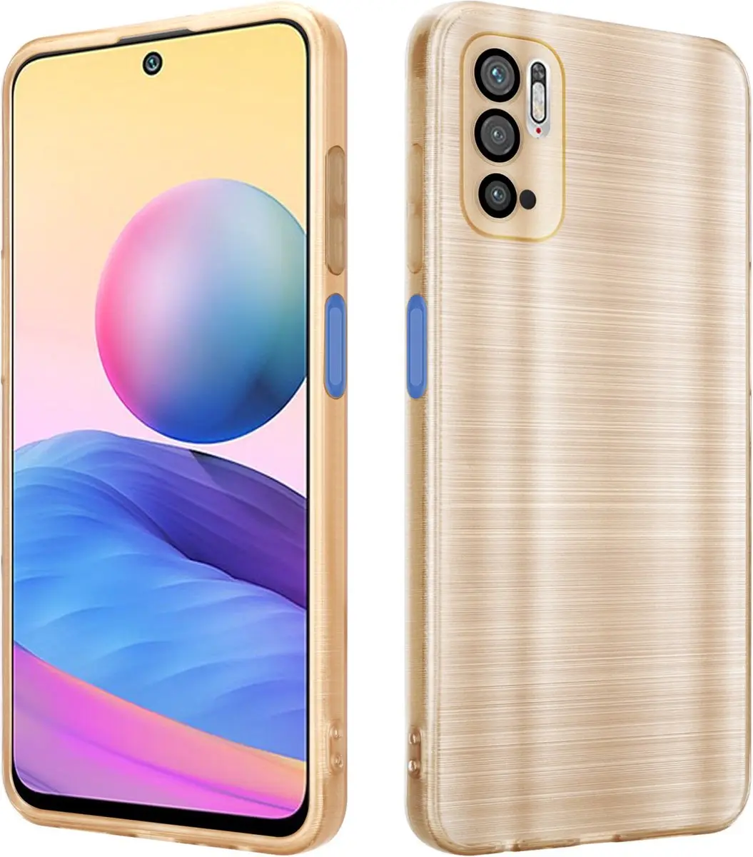 Cadorabo Hoesje geschikt voor Xiaomi RedMi NOTE 10 5G / POCO M3 PRO 5G in Brushe
