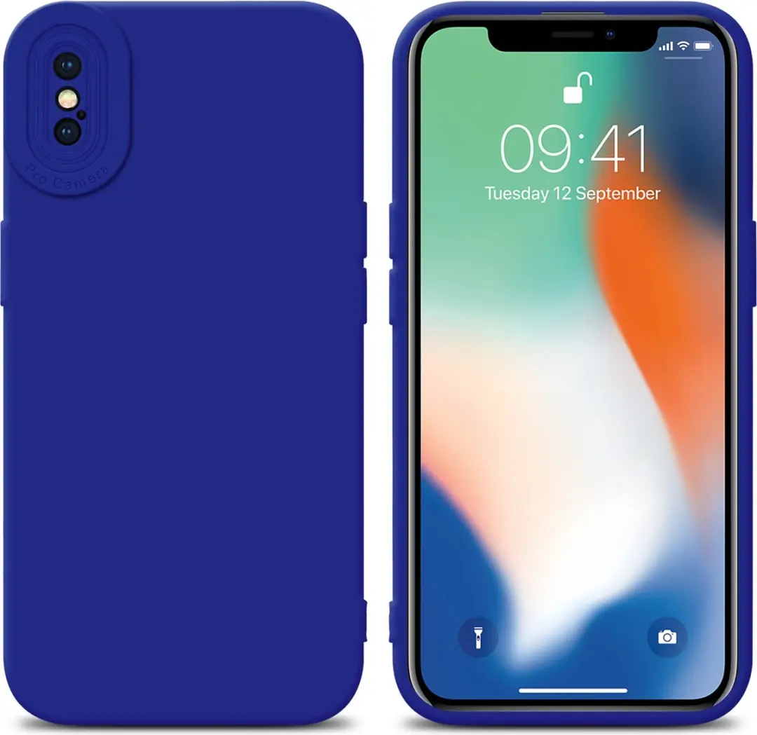 Cadorabo Hoesje geschikt voor Apple iPhone XS MAX in FLUID BLAUW