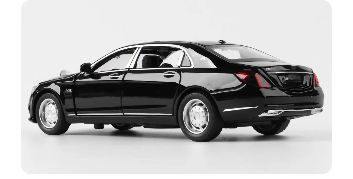 Mercedes-Benz S650 Modelauto 1:32 - Zwart - afbeelding 3 van 5