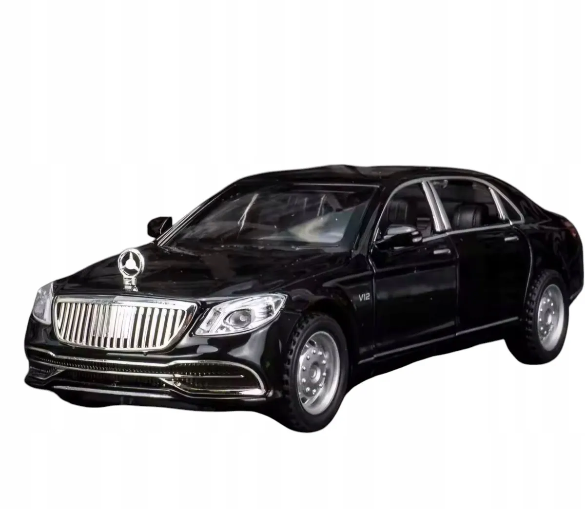 Mercedes-Benz S650 Modelauto 1:32 - Zwart - afbeelding 2 van 5
