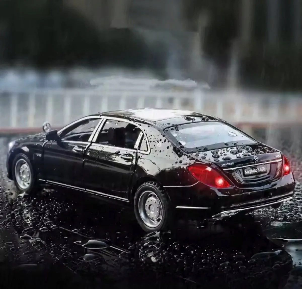 Mercedes-Benz S650 Modelauto 1:32 - Zwart - afbeelding 5 van 5