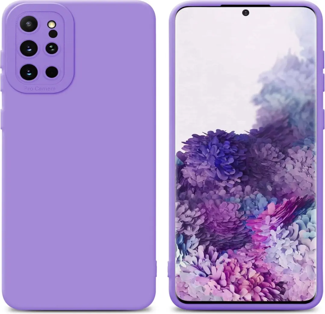 Cadorabo Hoesje geschikt voor Samsung Galaxy S20 PLUS in FLUID LICHT PAARS