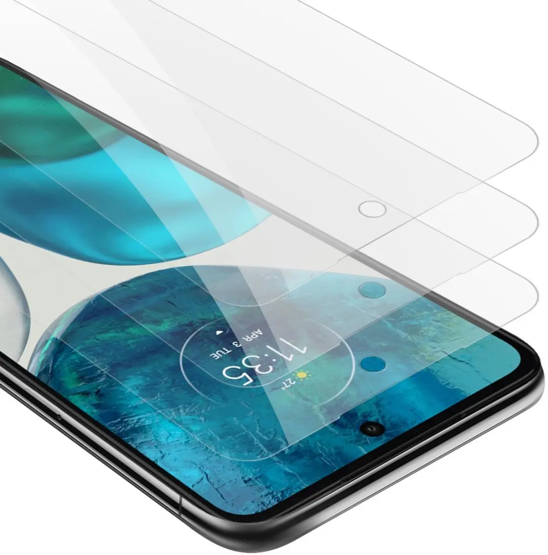 Cadorabo 3x Screenprotector geschikt voor Motorola MOTO G52 4G / G82 5G
