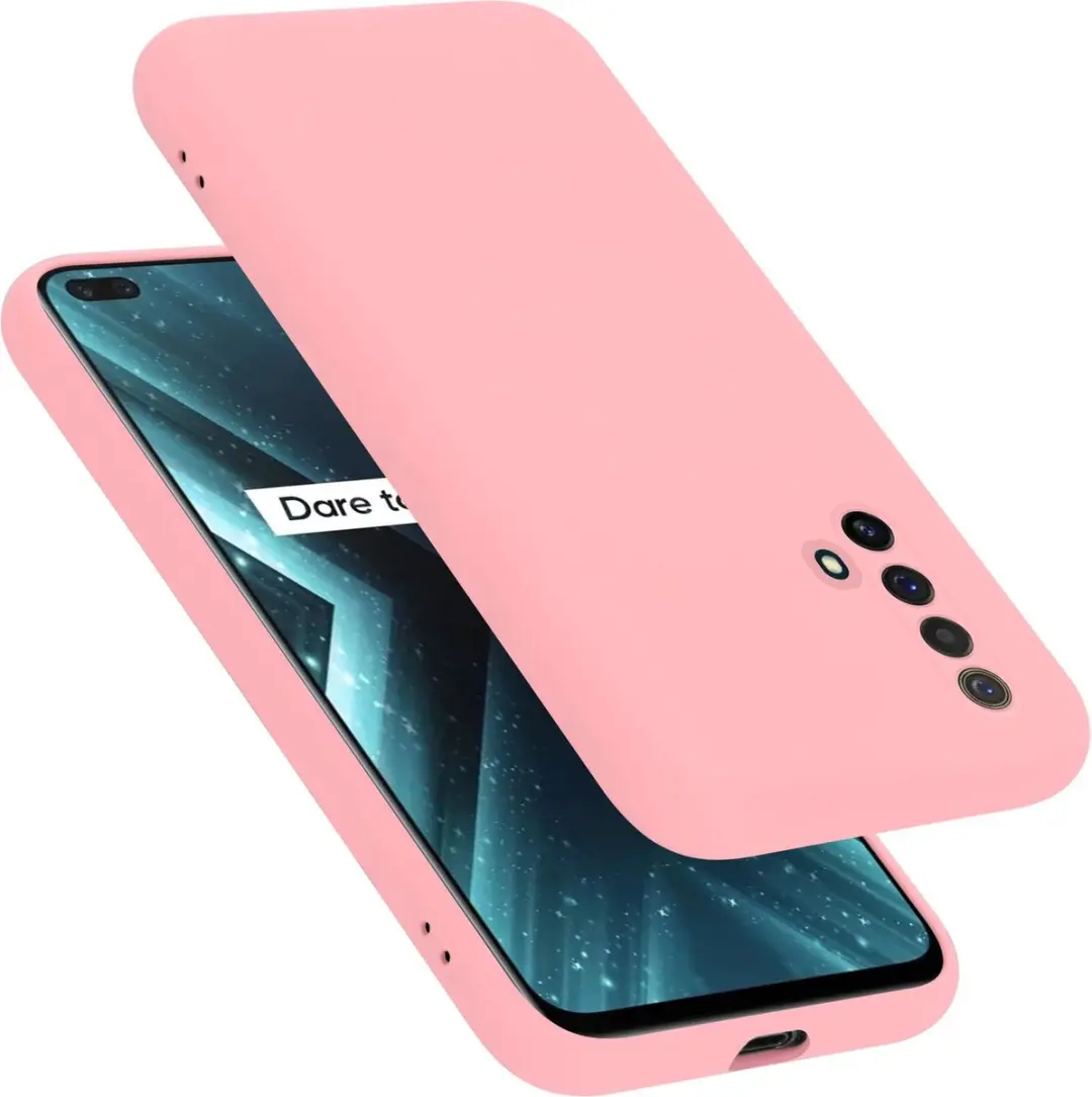 Cadorabo Hoesje geschikt voor Realme X3 / X3 SuperZoom / X50 5G in LIQUID ROZE