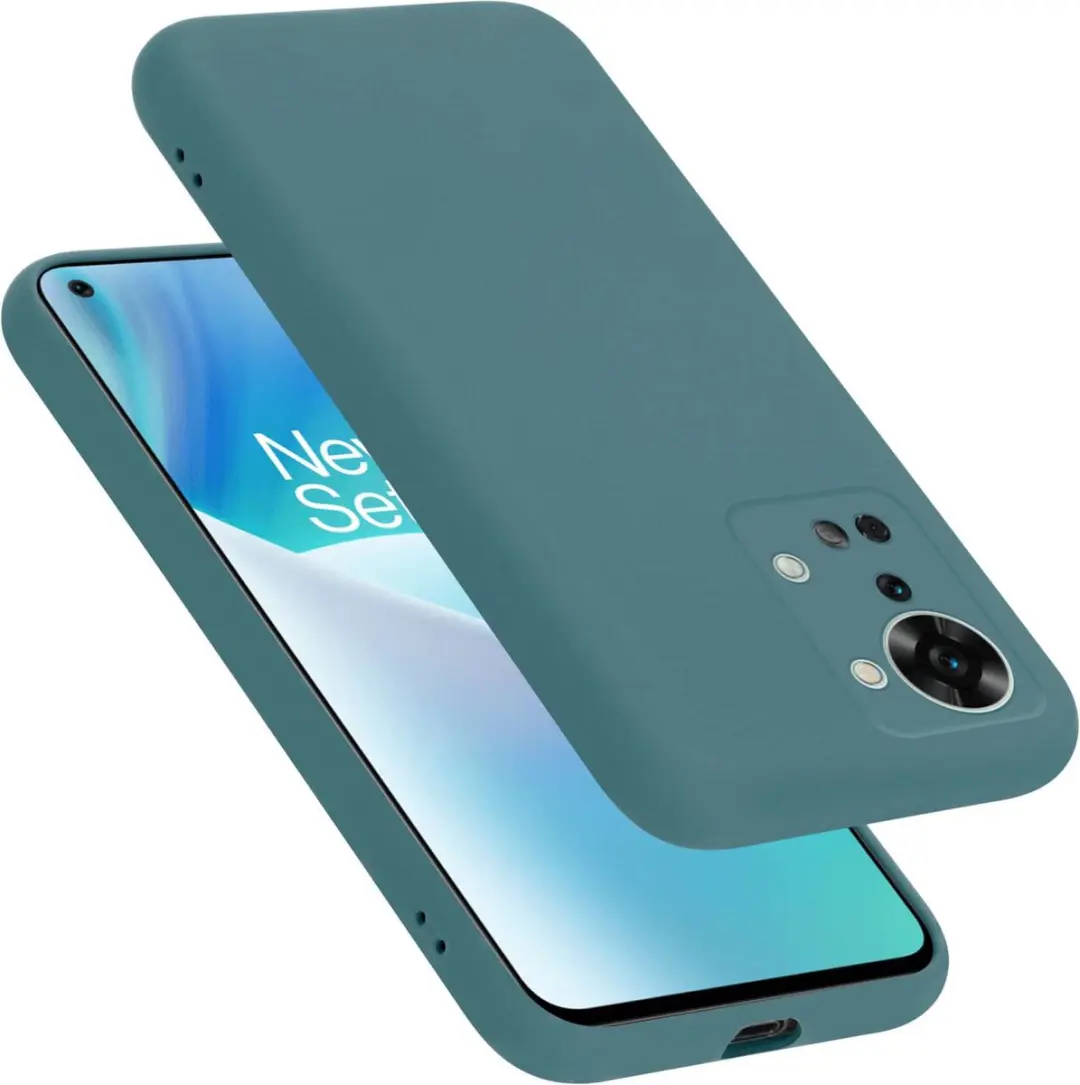 Cadorabo Hoesje geschikt voor OnePlus Nord 2T in LIQUID GROEN