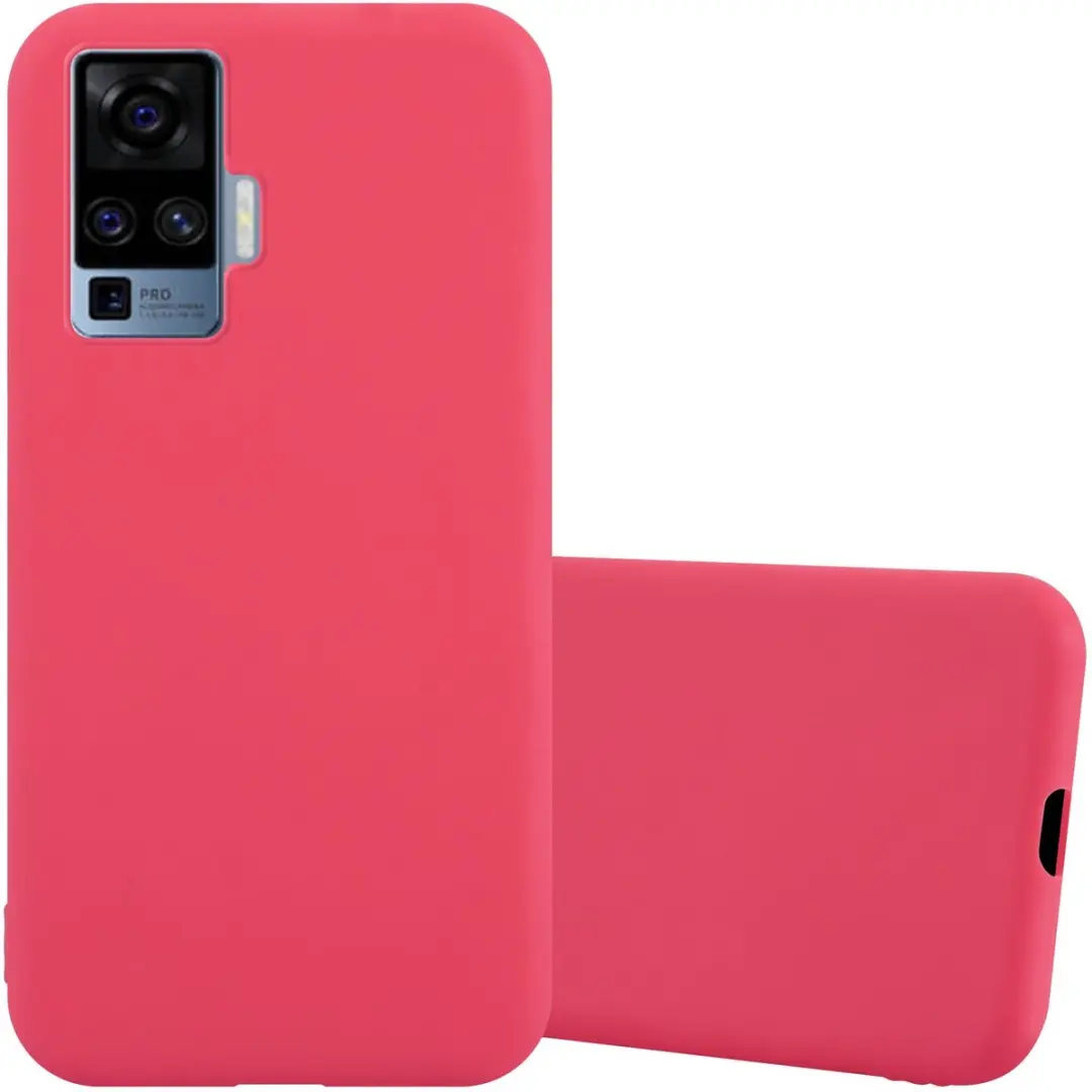 Cadorabo Hoesje geschikt voor Vivo X51 5G in CANDY ROOD