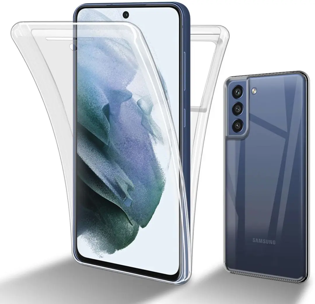 Cadorabo Hoesje geschikt voor Samsung Galaxy S21 FE in TRANSPARANT
