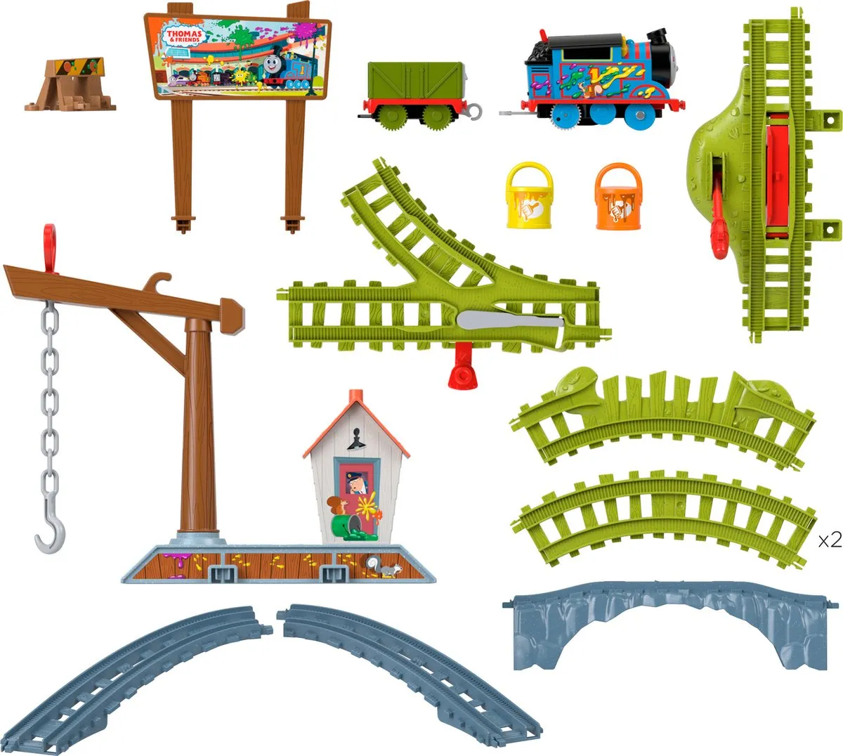 Fisher-Price Thomas Verfleveringsset Multicolor - 15 Stukken