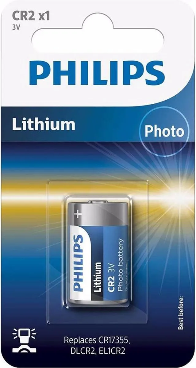Philips CR2/01B Lithium Batterij