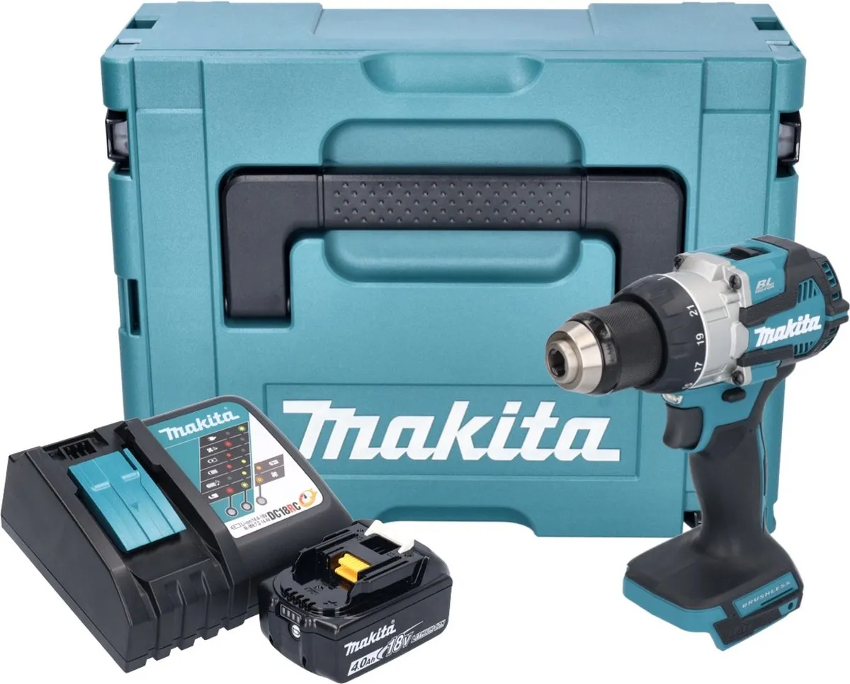 Makita DDF489RM1J Accuboormachine 18V 73Nm Borstelloos - 1x 4.0Ah Accu - afbeelding 2 van 5
