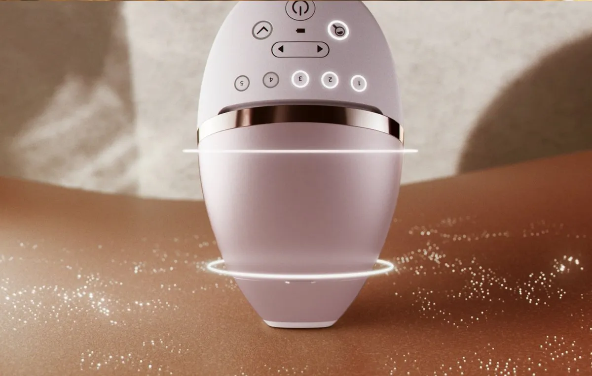 Philips Lumea IPL 9900 BRI953/02 Ontharingsapparaat - Roze/Roségoud
