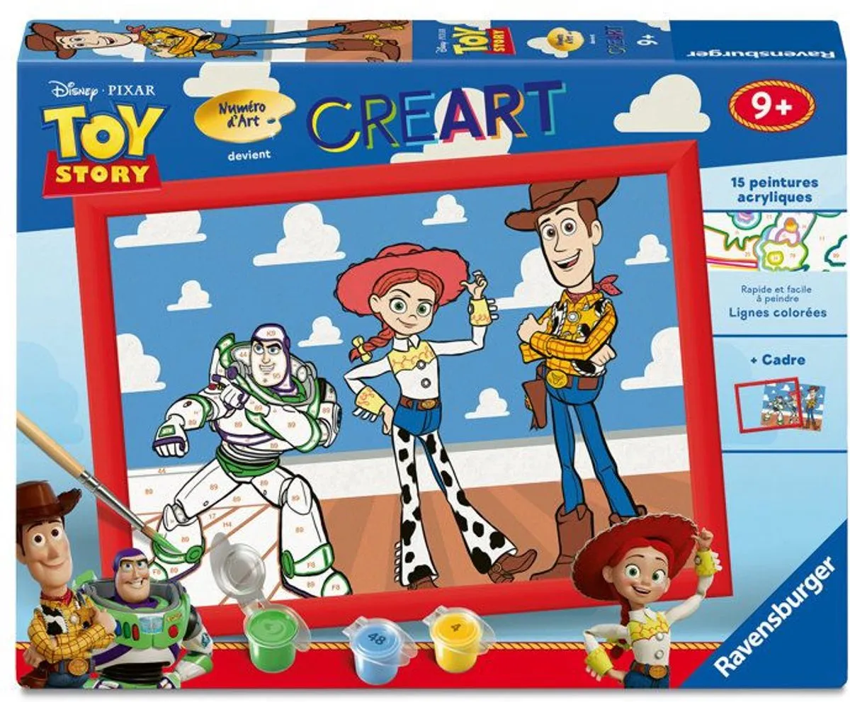 Ravensburger CreArt Kids Toy Story Schilderen op nummer 18x24cm