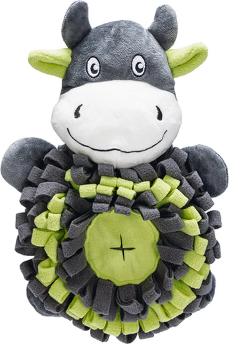 Beeztees Hide And Seek Koe Pluche Hondenspeelgoed