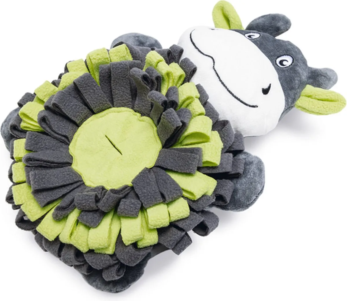 Beeztees Hide And Seek Koe Pluche Hondenspeelgoed - 32x21,5x9cm - Multi