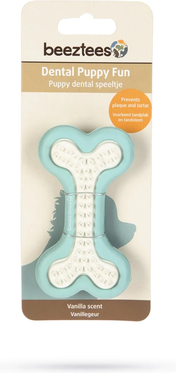 Beeztees Puppy Dental Bot Kauwspeelgoed - Groen