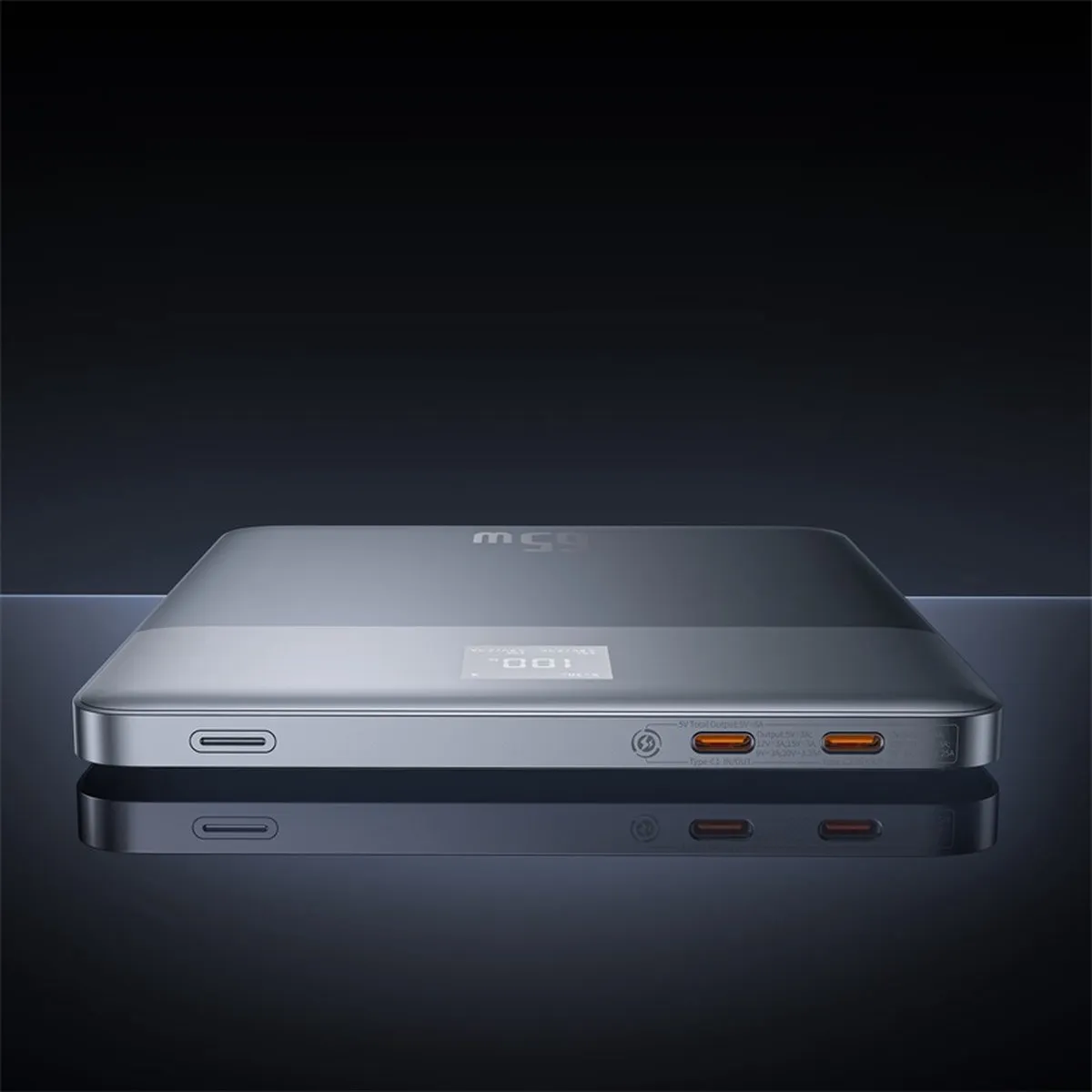 Baseus Blade2 Powerbank 12000mAh - 65W - 2x USB - Zilver - afbeelding 5 van 6