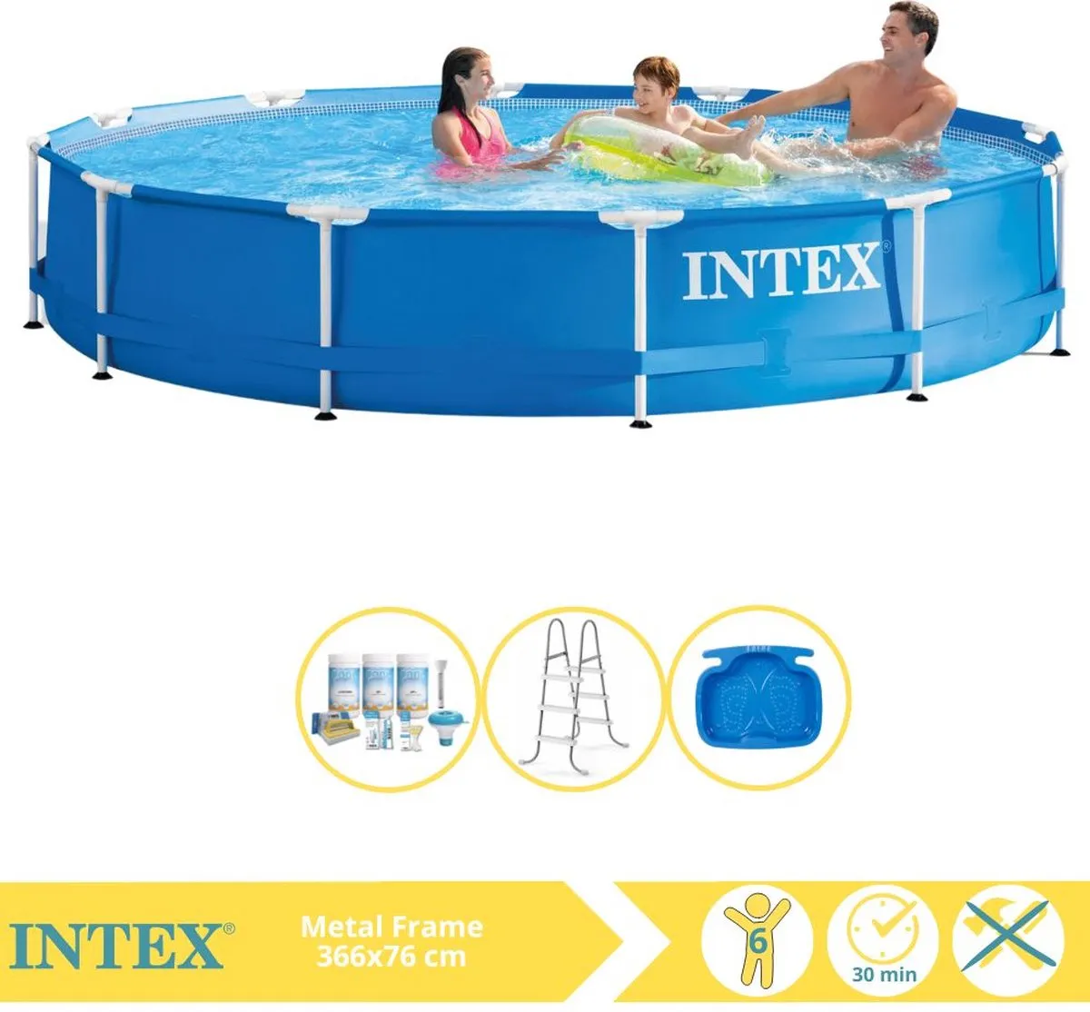 Intex Metal Frame Zwembad 366x76cm