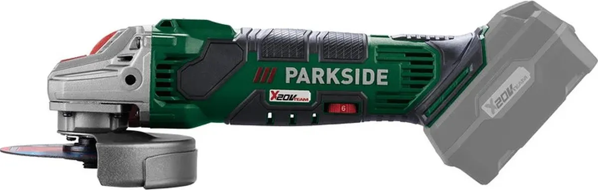 PARKSIDE Accu-haakse slijper 20V PAP 20 B3 - Ø125mm Metaal