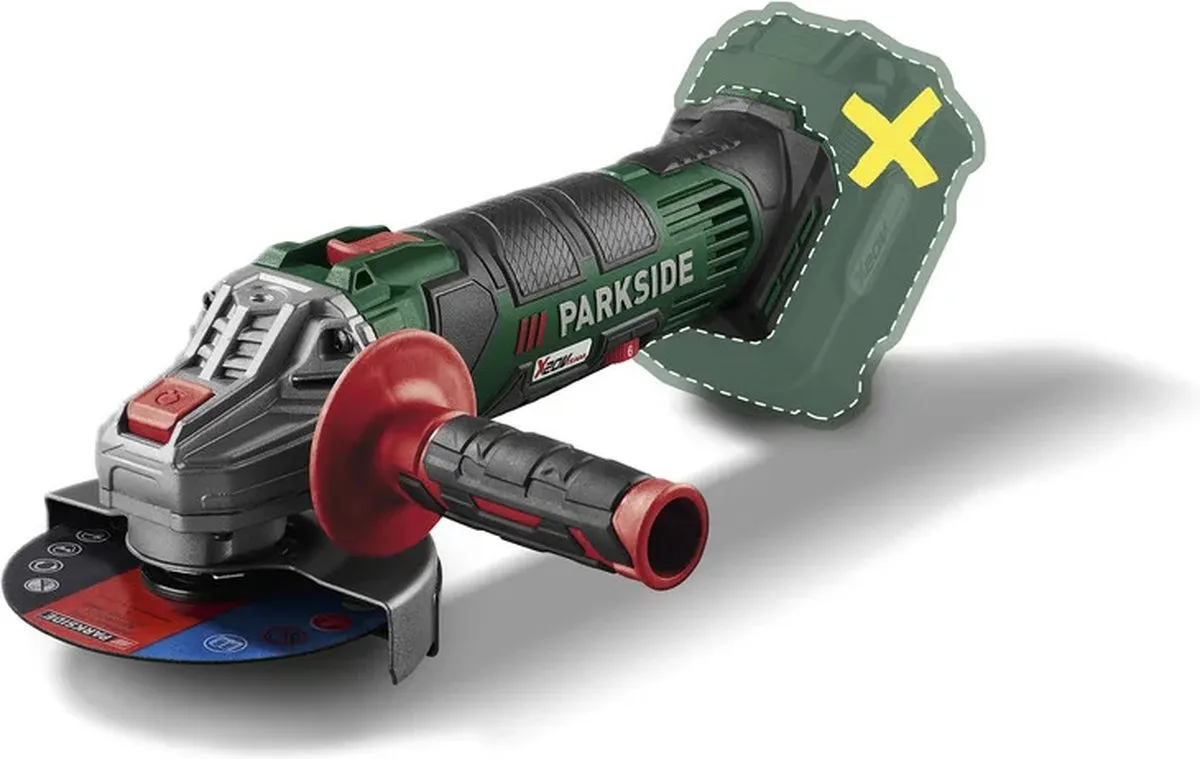 PARKSIDE Accu-haakse slijper 20V PAP 20 B3 - Ø125mm Metaal