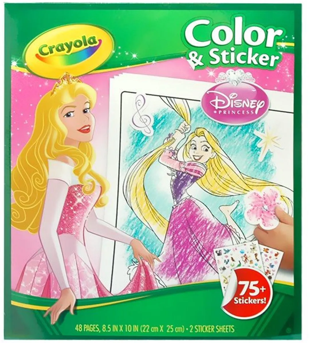 Crayola Disney Princess Kleurboek - 48 Pagina's - Veelkleurig