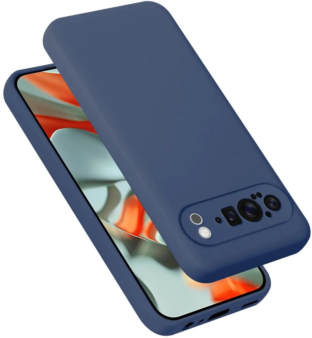 Cadorabo Hoesje geschikt voor Google Pixel 9 PRO XL in LIQUID BLAUW