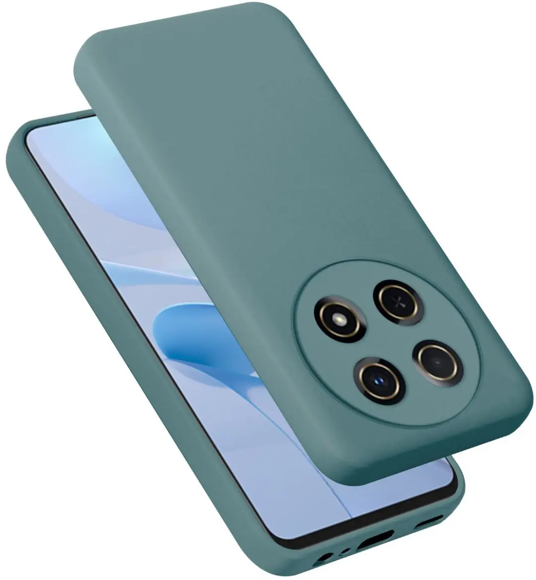 Cadorabo Hoesje geschikt voor Huawei NOVA 13i in LIQUID GROEN