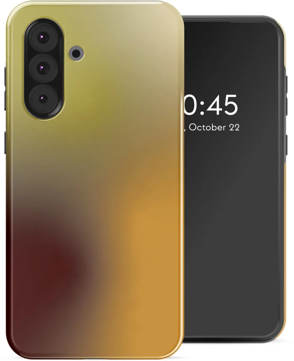 Selencia Hoesje Samsung Galaxy A36/A56 Gradient Olive Dust