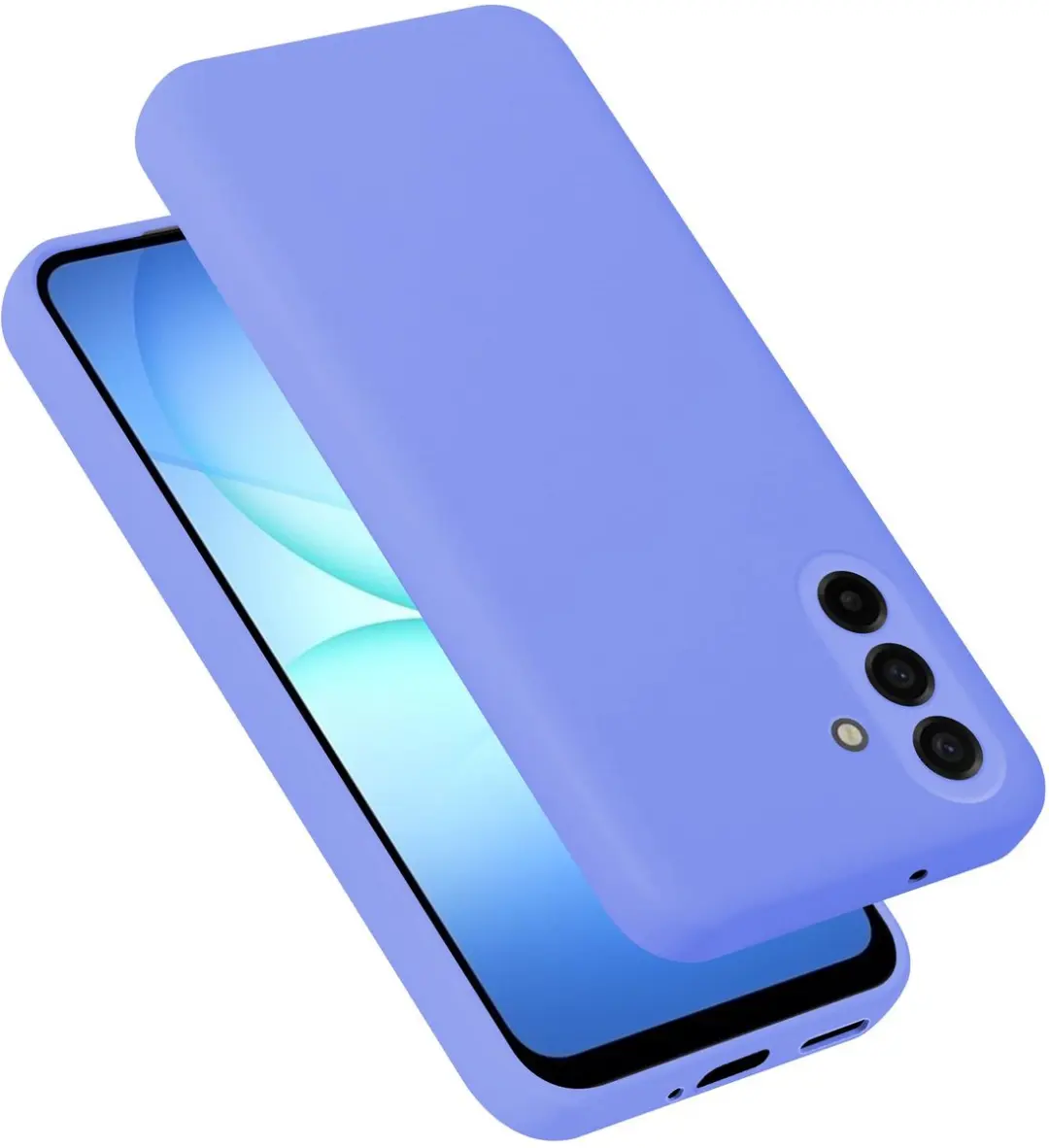 Cadorabo Hoesje geschikt voor Samsung galaxy A17 Case in Liquid Lichte Paars Bes