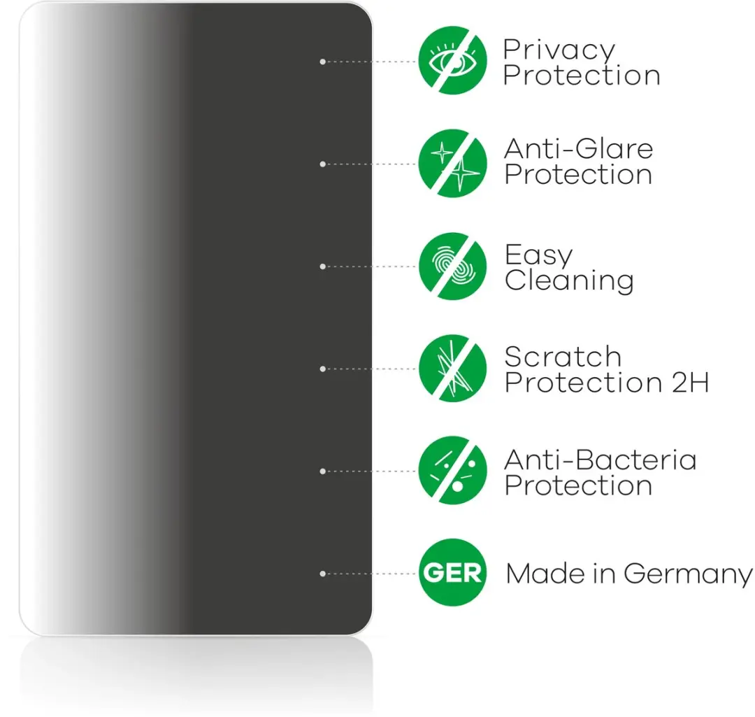 upscreen Spy Shield Privacy Filter 13.3" - Mat - afbeelding 3 van 6
