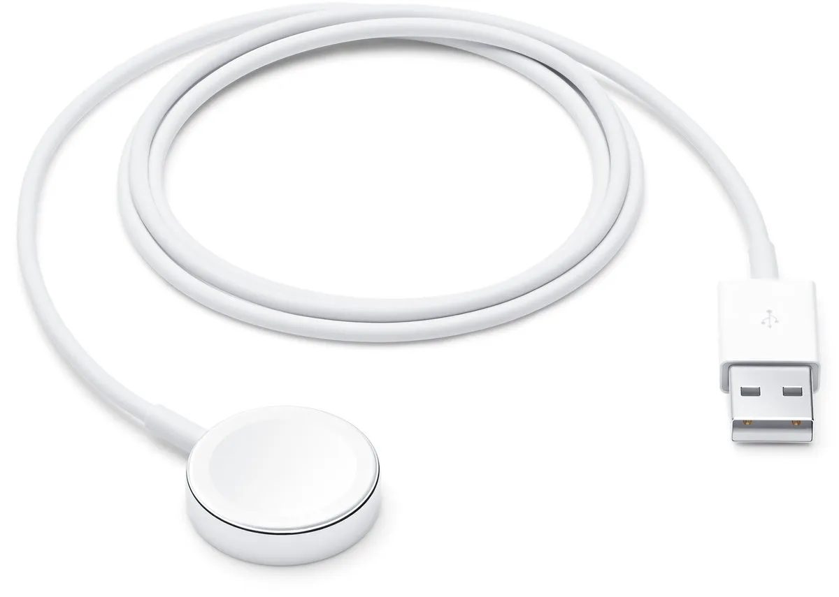 Apple Watch Originele Magnetische Oplaadkabel USB 1 meter - Wit
