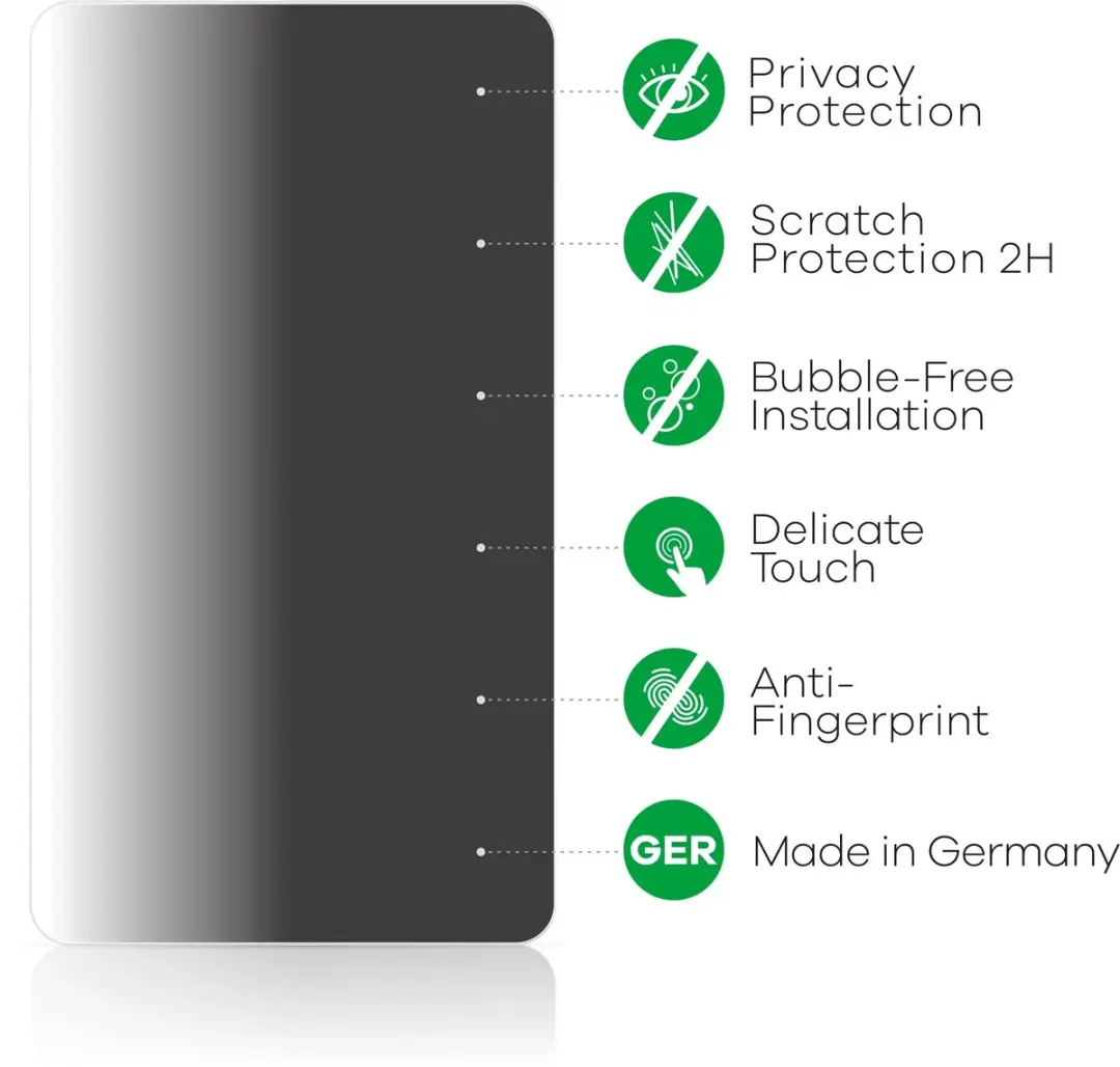 upscreen Spy Shield privacy screenprotector ASUS ZenFone 11 Ultra - afbeelding 2 van 6