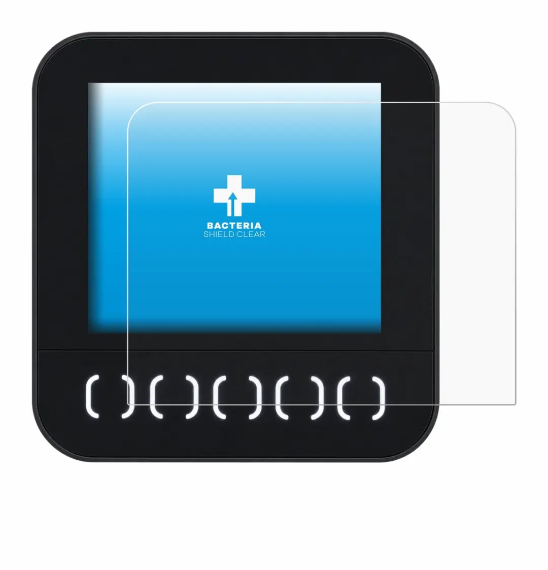 upscreen Screenprotector Först TR8D - Antibacterieel - Transparant - afbeelding 4 van 5