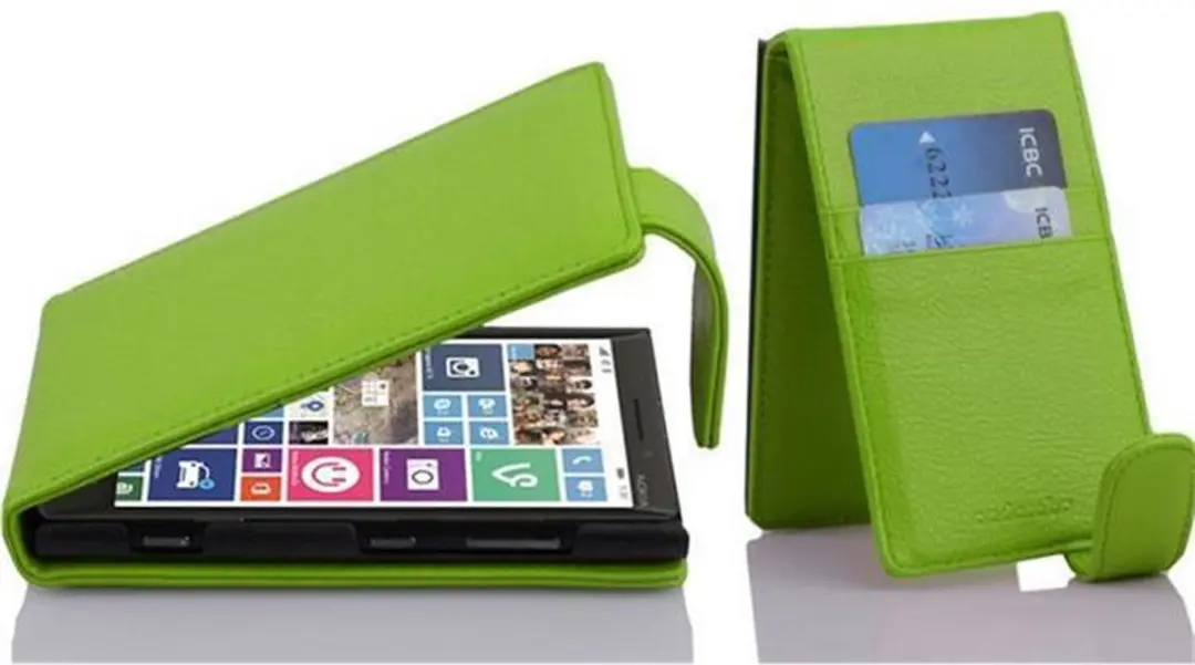 Cadorabo Hoesje geschikt voor Nokia Lumia 929 / 930 in APPEL GROEN