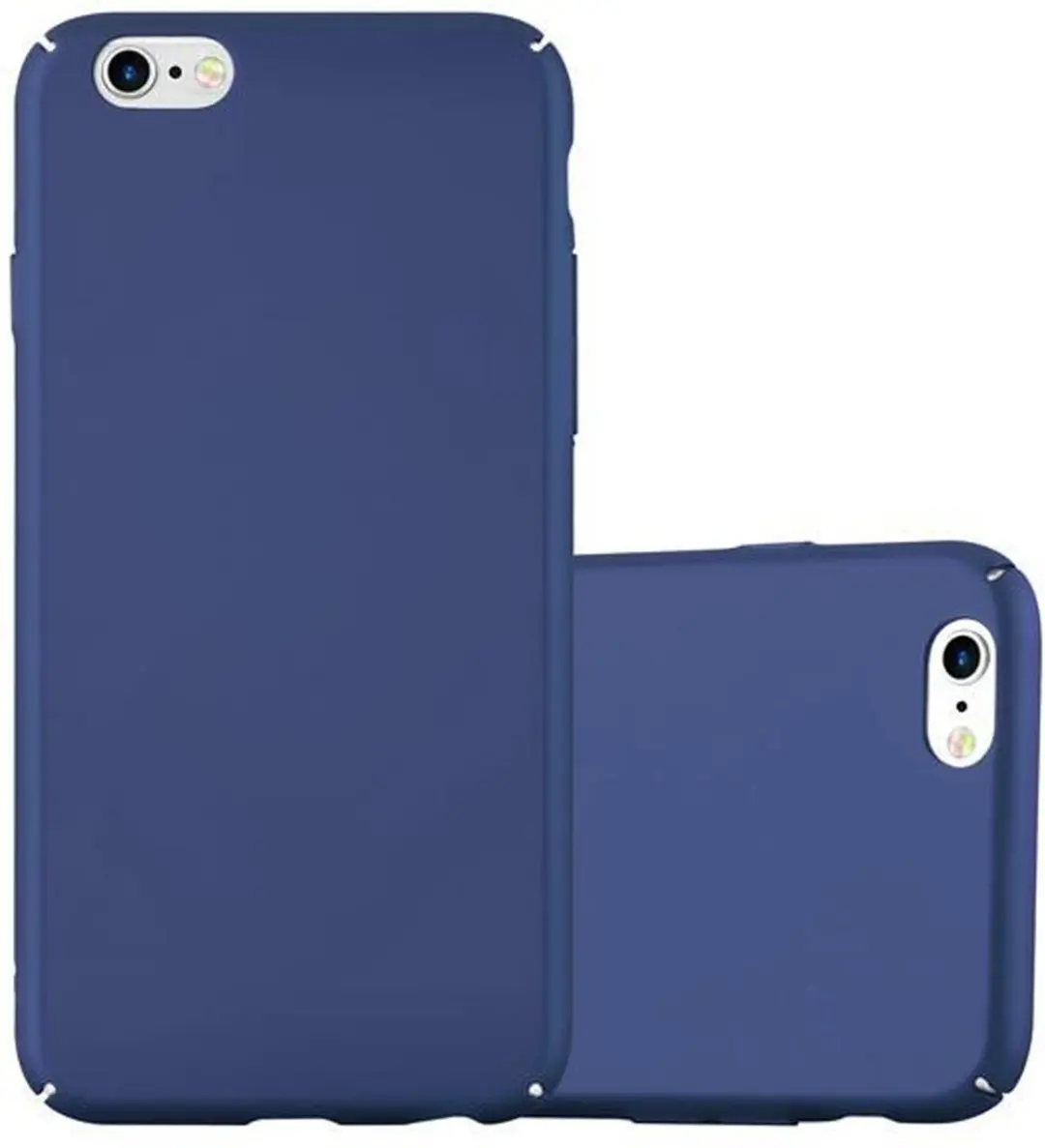 Cadorabo Hoesje geschikt voor Apple iPhone 6 PLUS / 6S PLUS in METAAL BLAUW