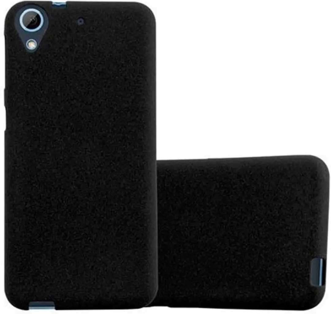 Cadorabo Hoesje geschikt voor HTC Desire 626G in FROST ZWART