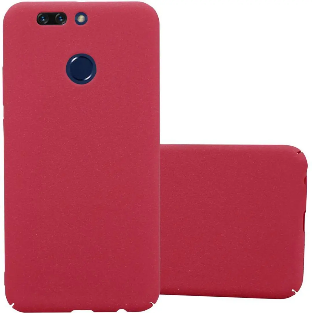 Cadorabo Hoesje geschikt voor Honor 8 PRO in FROSTY ROOD