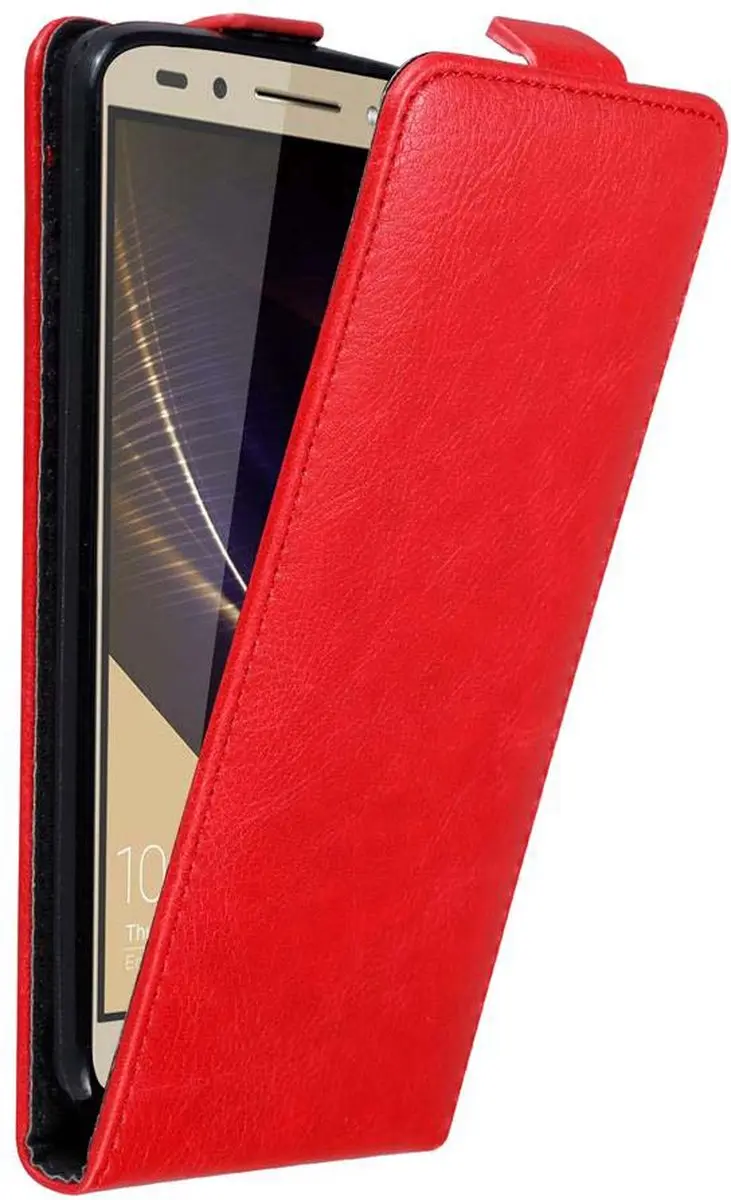 Cadorabo Hoesje geschikt voor Honor 7 in APPEL ROOD