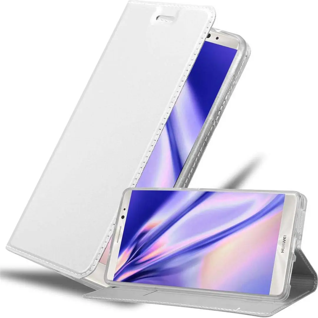 Cadorabo Hoesje geschikt voor Huawei MATE 8 in CLASSY ZILVER