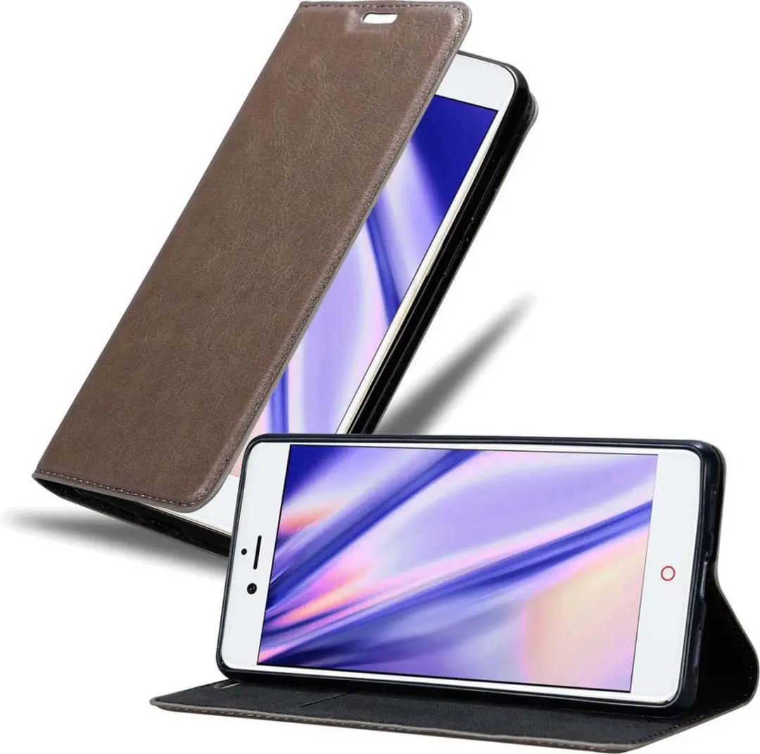 Cadorabo Hoesje geschikt voor ZTE Nubia Z11 in KOFFIE BRUIN