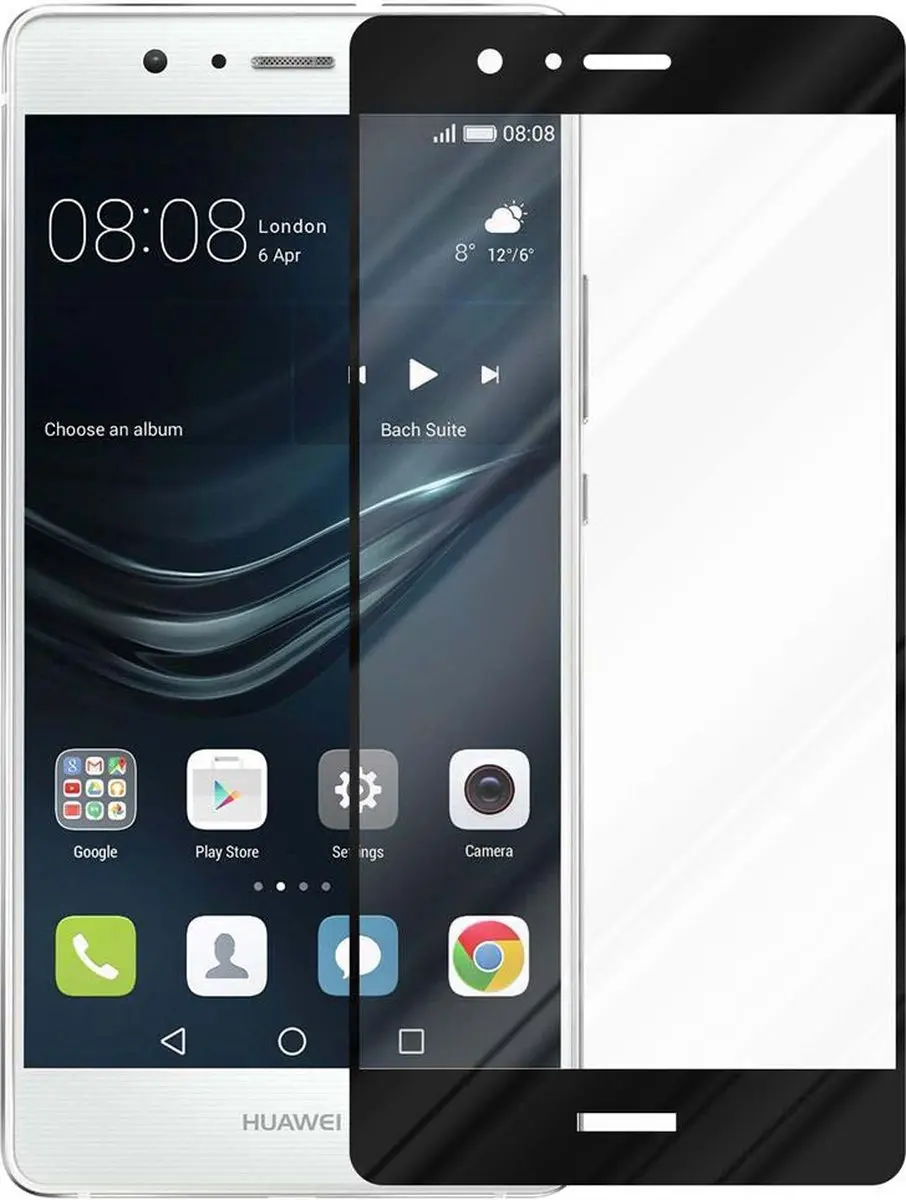 Cadorabo Volledig scherm pantserfolie geschikt voor Huawei P10 LITE in TRANSPARA