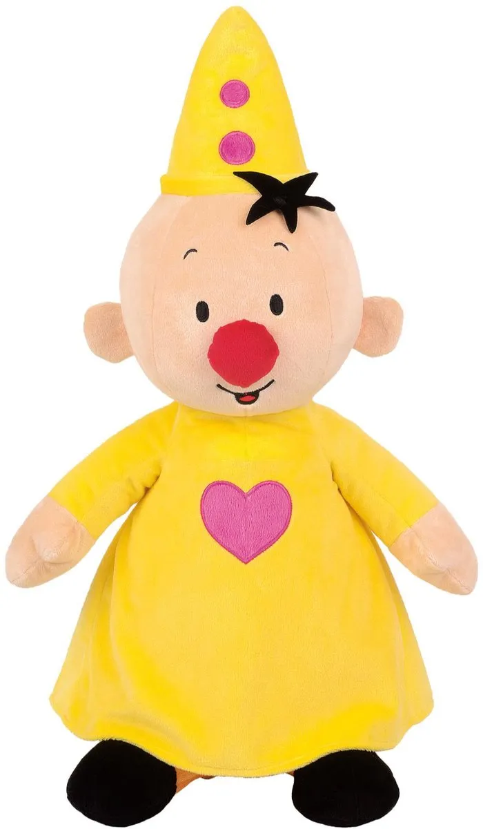 Studio 100 Bumba knuffel - Zachte pluche clown van 19 cm
