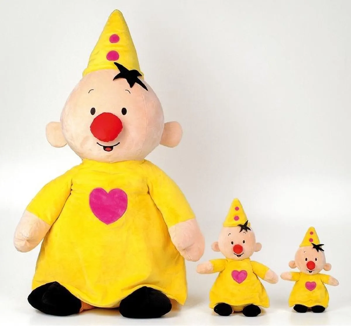 Studio 100 Bumba knuffel - Zachte pluche clown van 19 cm