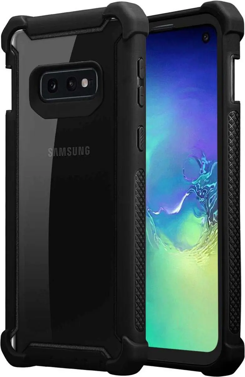 Cadorabo Hoesje geschikt voor Samsung Galaxy S10e in ALDER ZWART